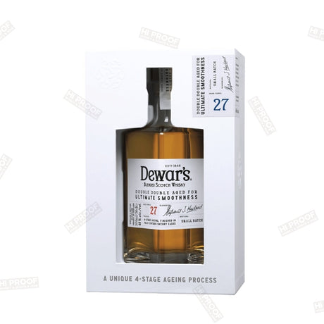 Dewars 27Year Double Double Blended Scotch Whisky 375ml - Hi Proof - Dewars