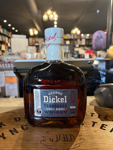 Dickel 15 Year Single Barrel 93.4 Proof 750ml Barrel 12907 Acutal 17 years old - Hi Proof - DICKEL