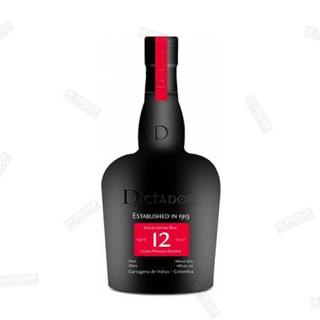 Dictador Solera Rum 12 Year Old 750ml - Hi Proof - Dictador