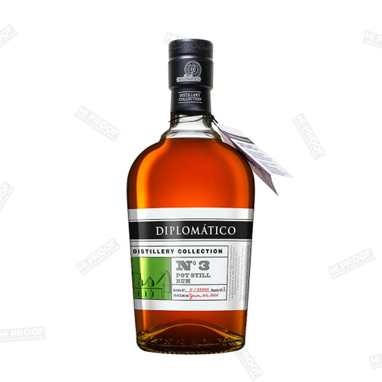 Diplomatico No 3 Pot Still Rum 750ml - Hi Proof - Diplomatico