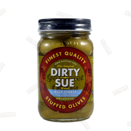 Dirty Sue Blue Cheese Stuffed Olives 16oz - Hi Proof - Dirty sue