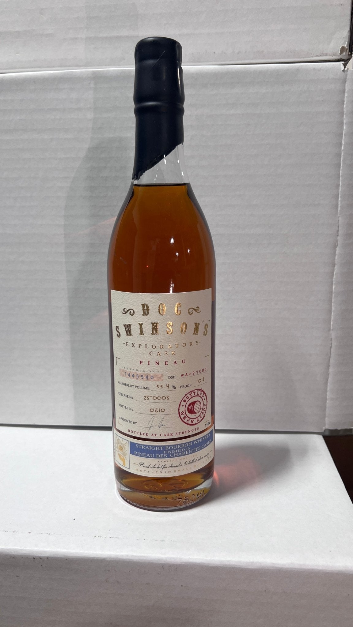 Doc Swinson’s Bourbon Pineau des Charentes Cask 750ml - Hi Proof - Doc Swinson’s