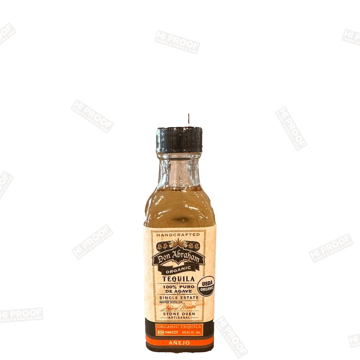 Don Abraham Organic Anejo Tequila Mini Bottle 50ml - Hi Proof - Don Abraham