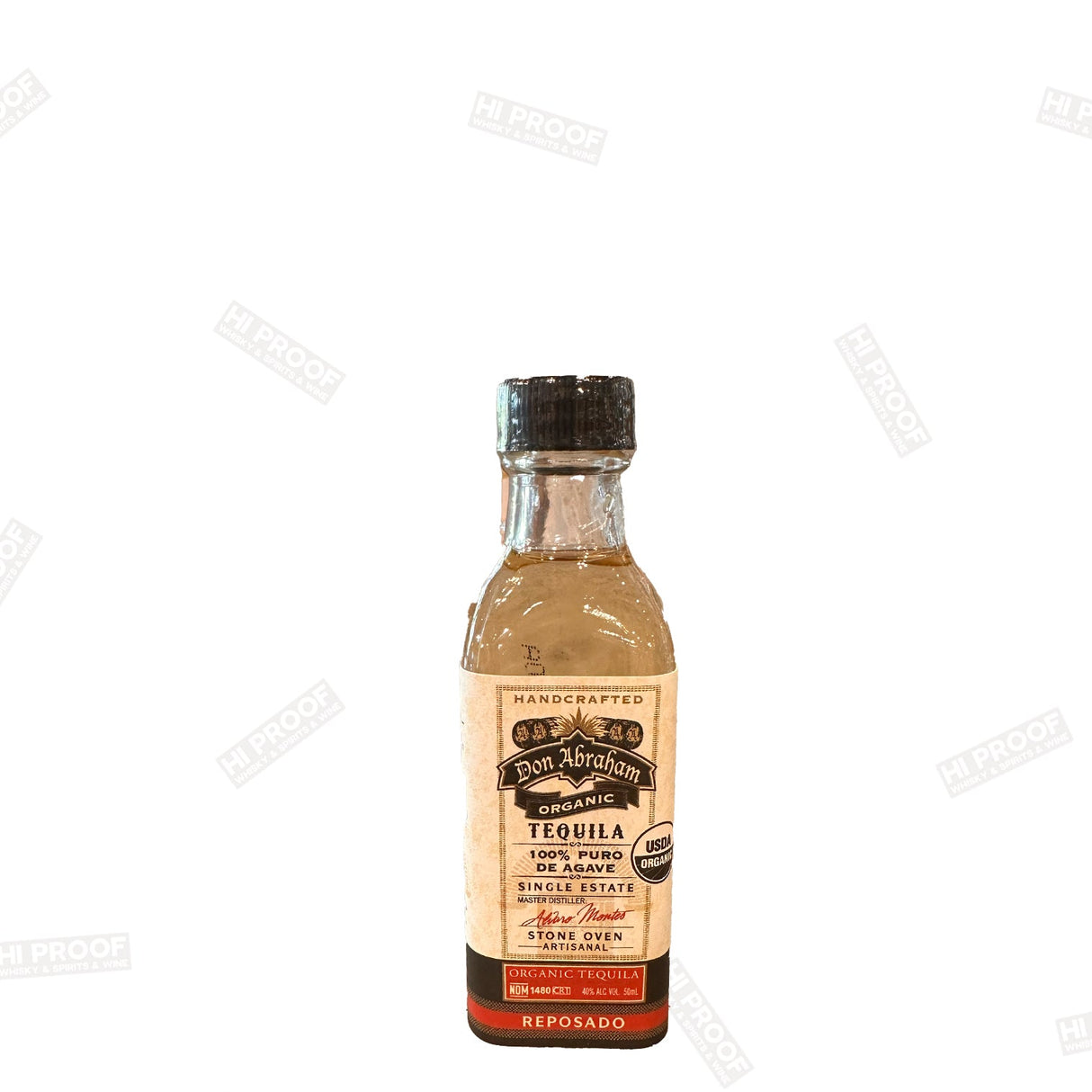 Don Abraham Reposado Tequila Mini Bottle 50 ml - Hi Proof - Don Abraham