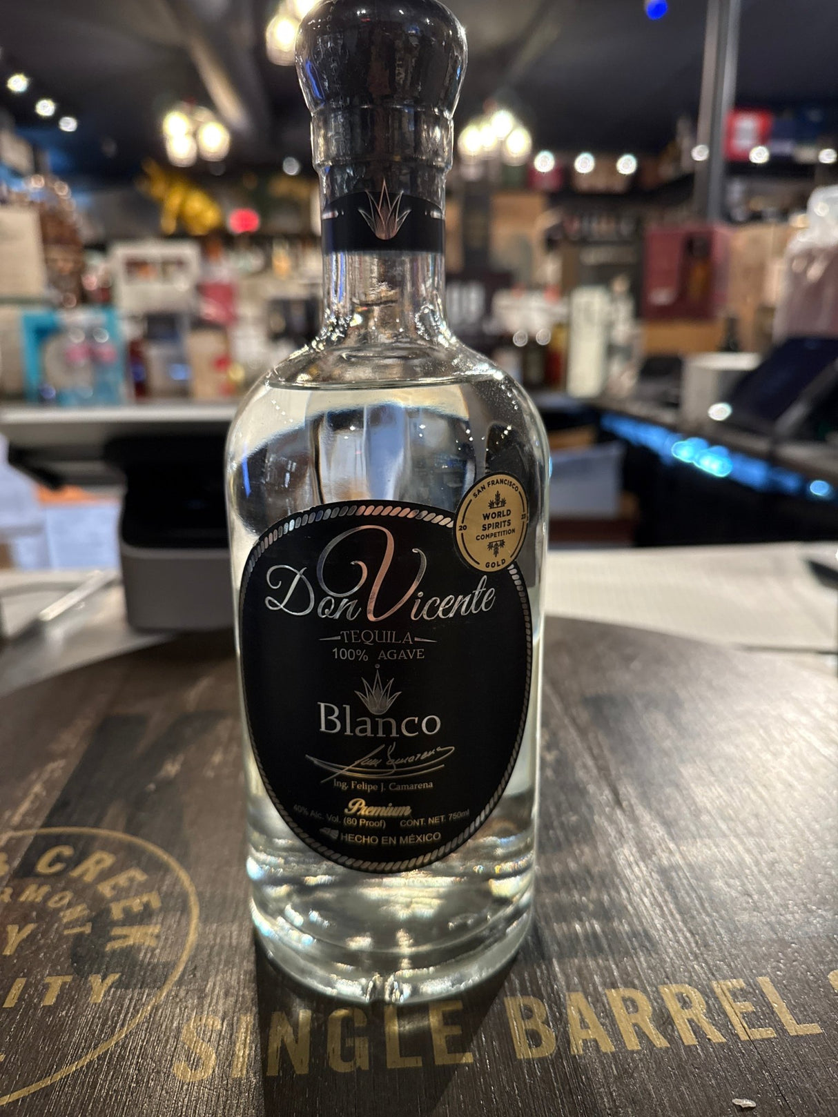Don Vicente Blanco Tequila 750ml - Hi Proof - Don Vicente