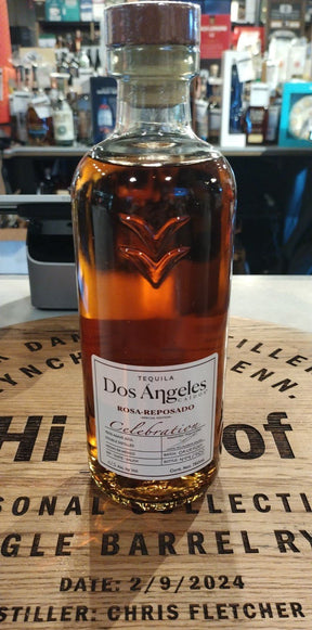 Dos Angeles Caidos Rosa Reposado Celebration Tequila 84Proof 750ml - Hi Proof - Dos Angeles Caidos