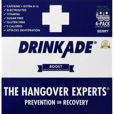 Drinkade Boost Master 4Pack 3.4 FL. OZ - Hi Proof - Drinkade
