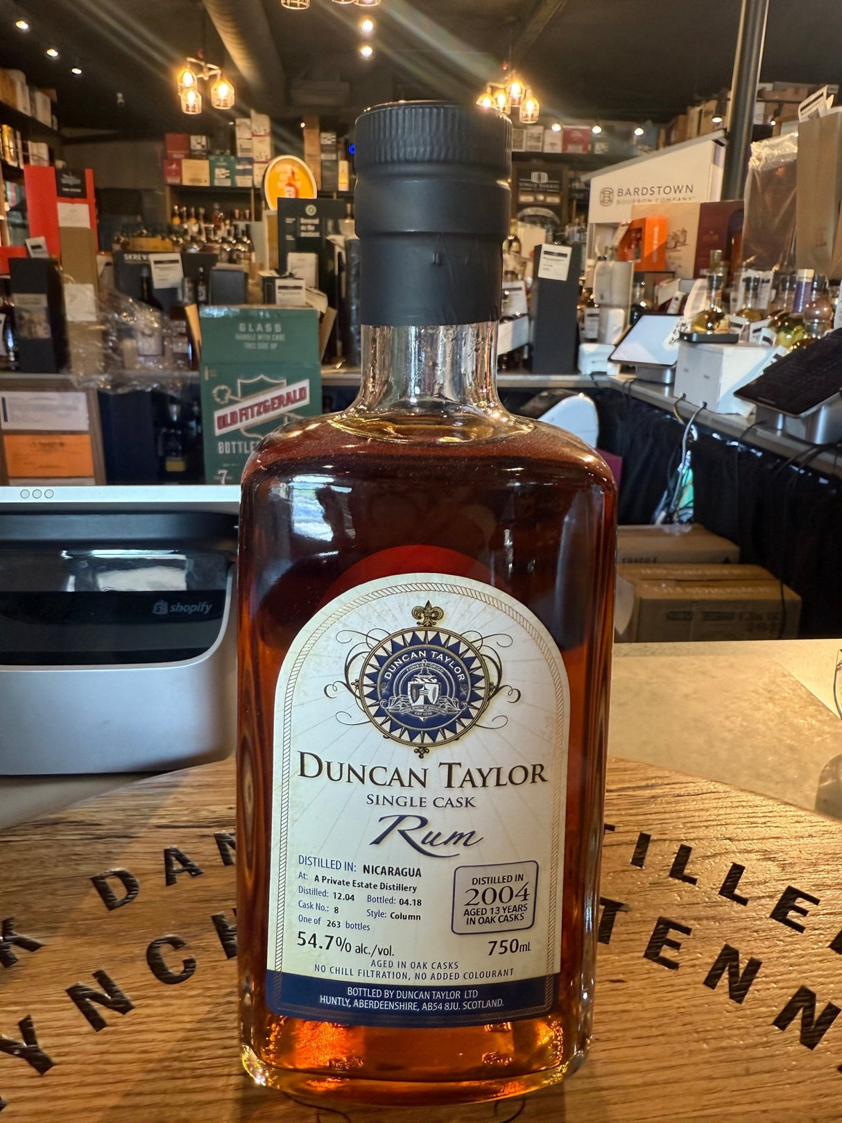 Duncan Taylor Rum Rum Nicaragua 2004 13years cask 8 54.7% Alc 750mL - Hi Proof - Duncan Taylor