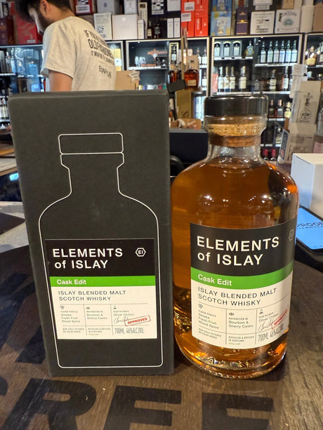Elements of Islay Cask Edit Blended Malt Scotch Whisky 46% Alc 700ml - Hi Proof - Elements of Islay