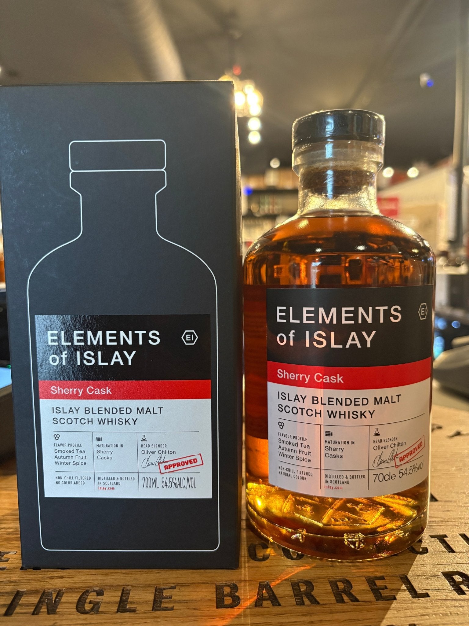 Elements of Islay Sherry Cask Scotch - 54.5% ABV – Hi Proof