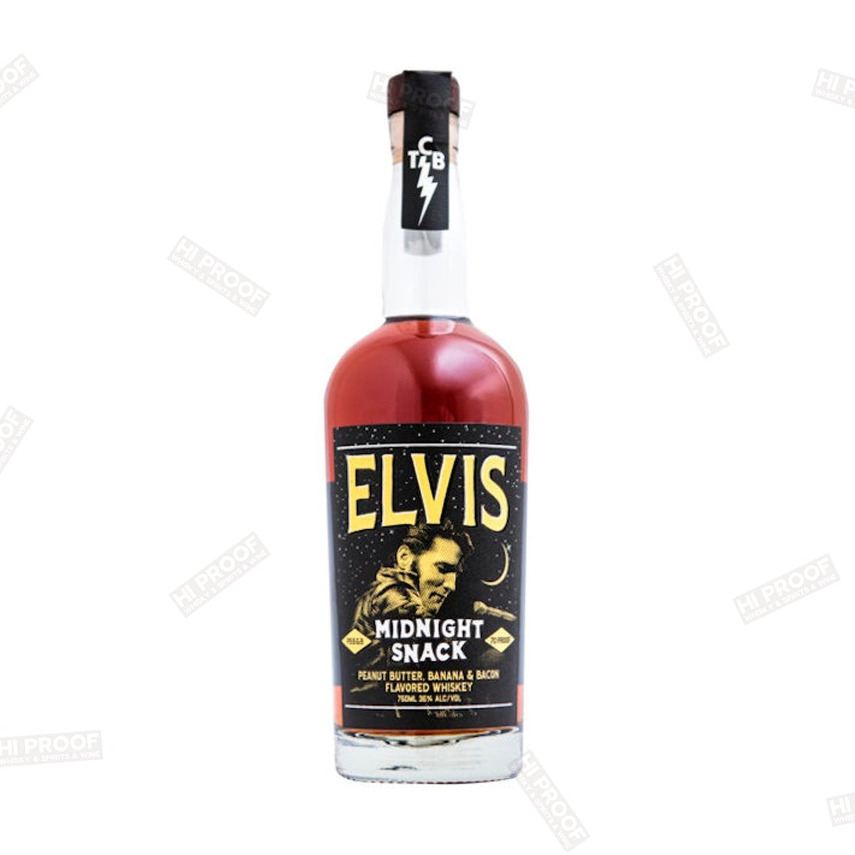 Elvis Midnight Snack Flavored Whiskey 750ml - Hi Proof - Hi Proof