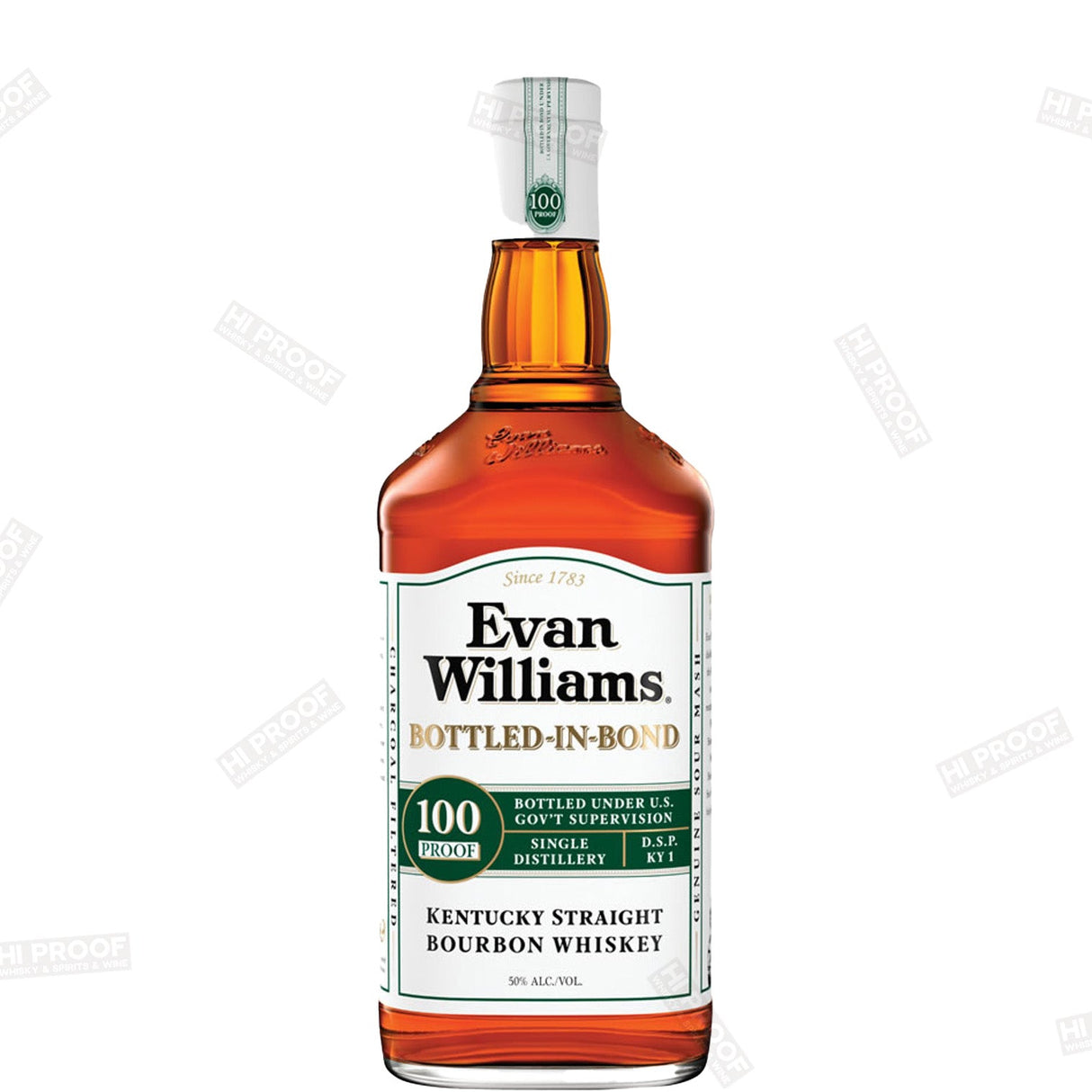 Evan Williams White Label 100 Proof 750ML - Hi Proof - Evan Williams