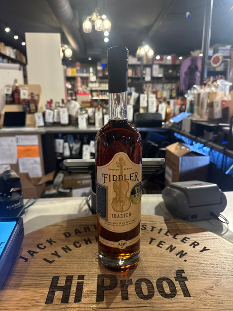 Fiddler Toasted Straight Rye Whiskey -750ml - Hi Proof - Fiddler