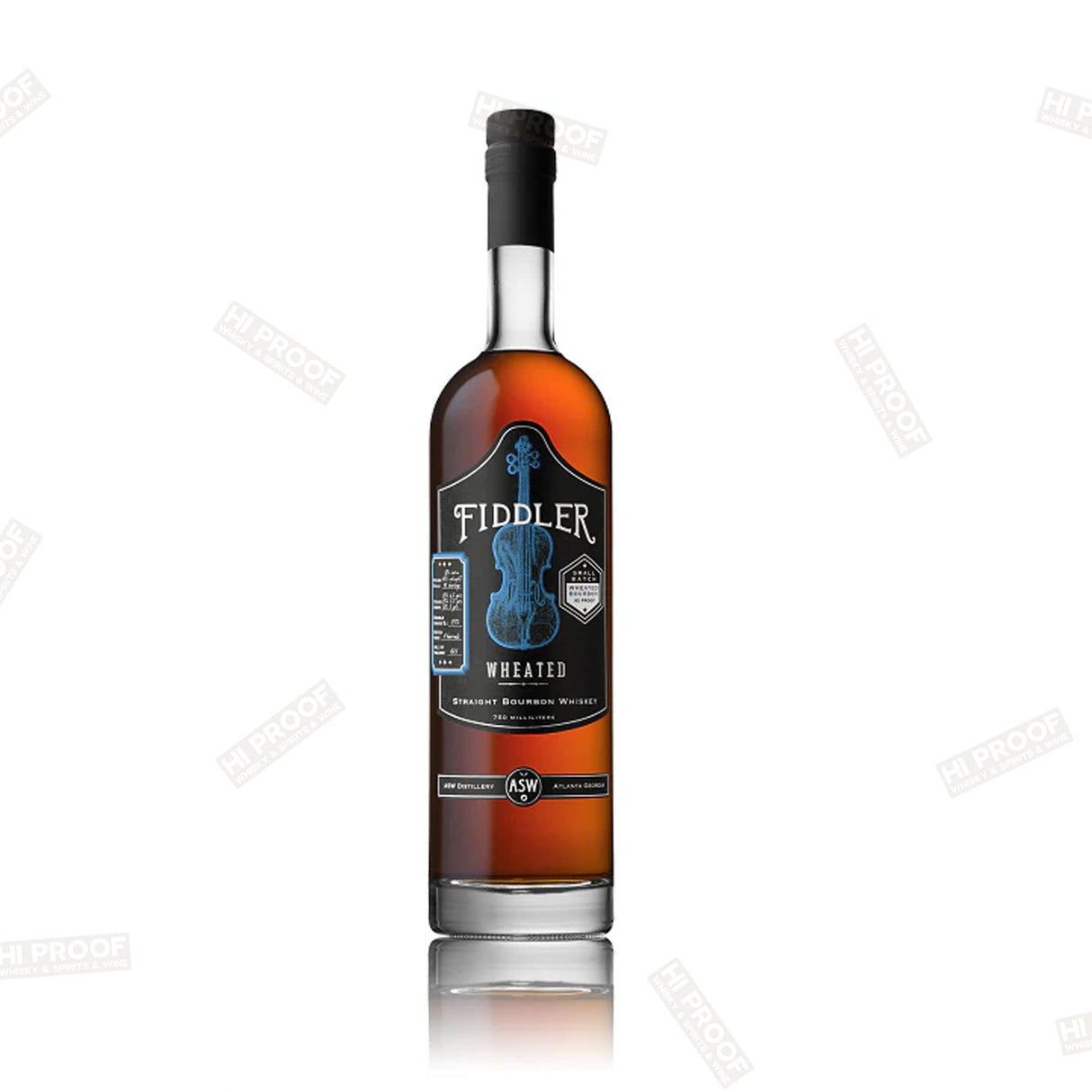 FIDDLER WheatedBourbon WHISKEY 46% 750ML ASW Distillery in Atlanta - Hi Proof - Fiddler