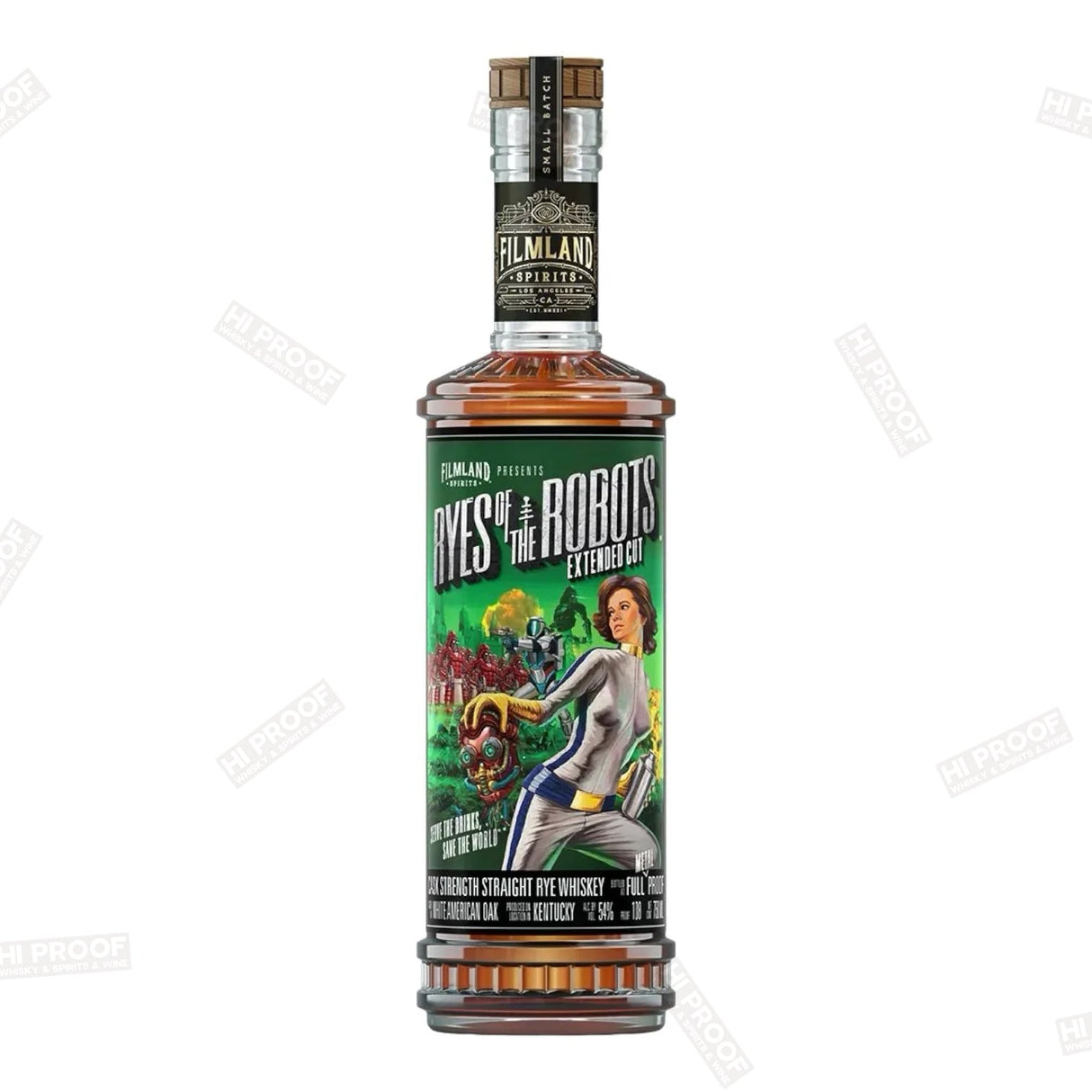 Filmland Spirits Ryes of the Robots Extended Cut Rye Whiskey 750ml - Hi Proof - Filmland