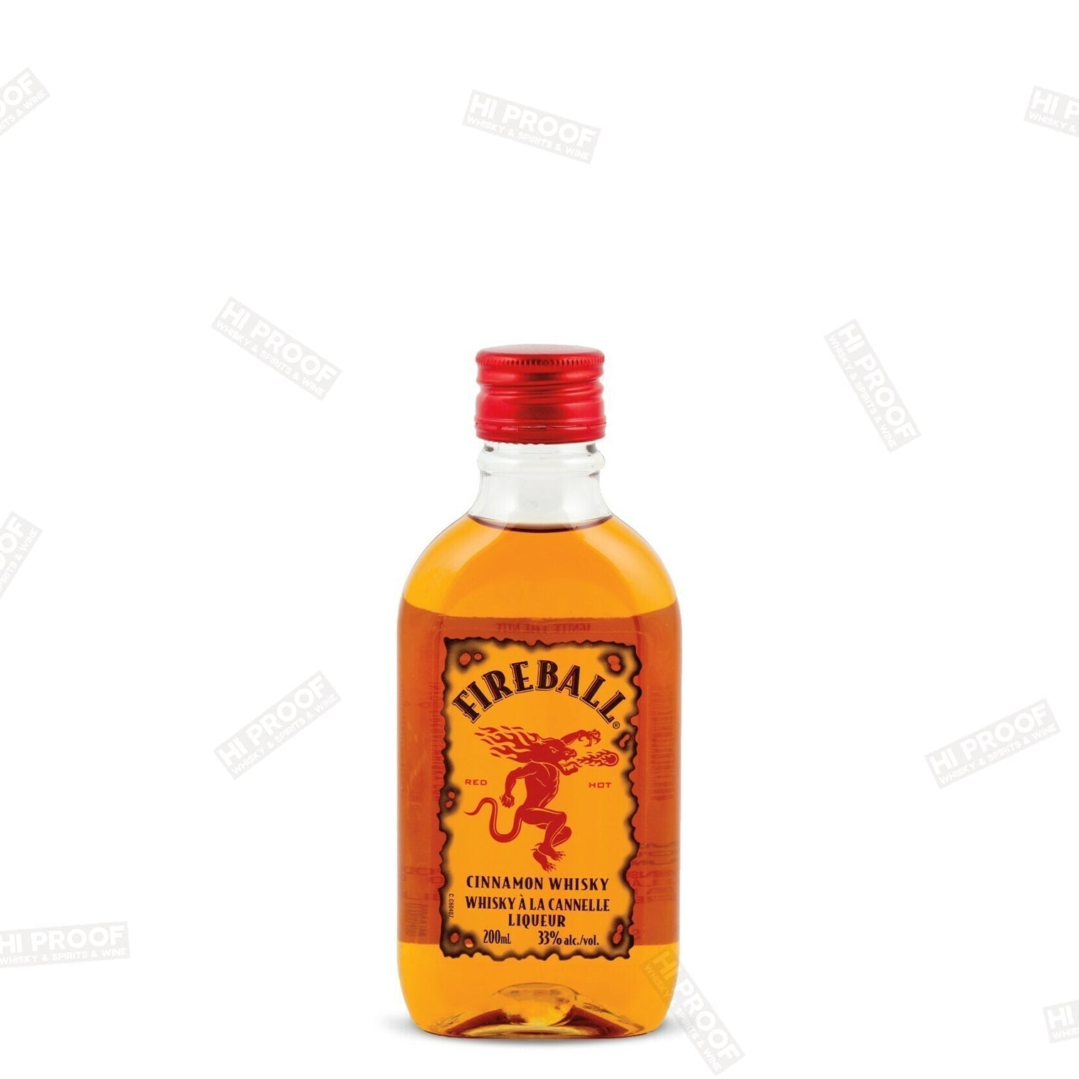 Fireball Cinnamon Blended Whisky 200ml - Fiery Kick – Hi Proof