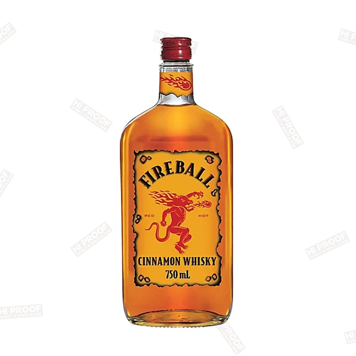 Fireball Cinnamon Blended Whisky 750ml - Hi Proof - Fireball
