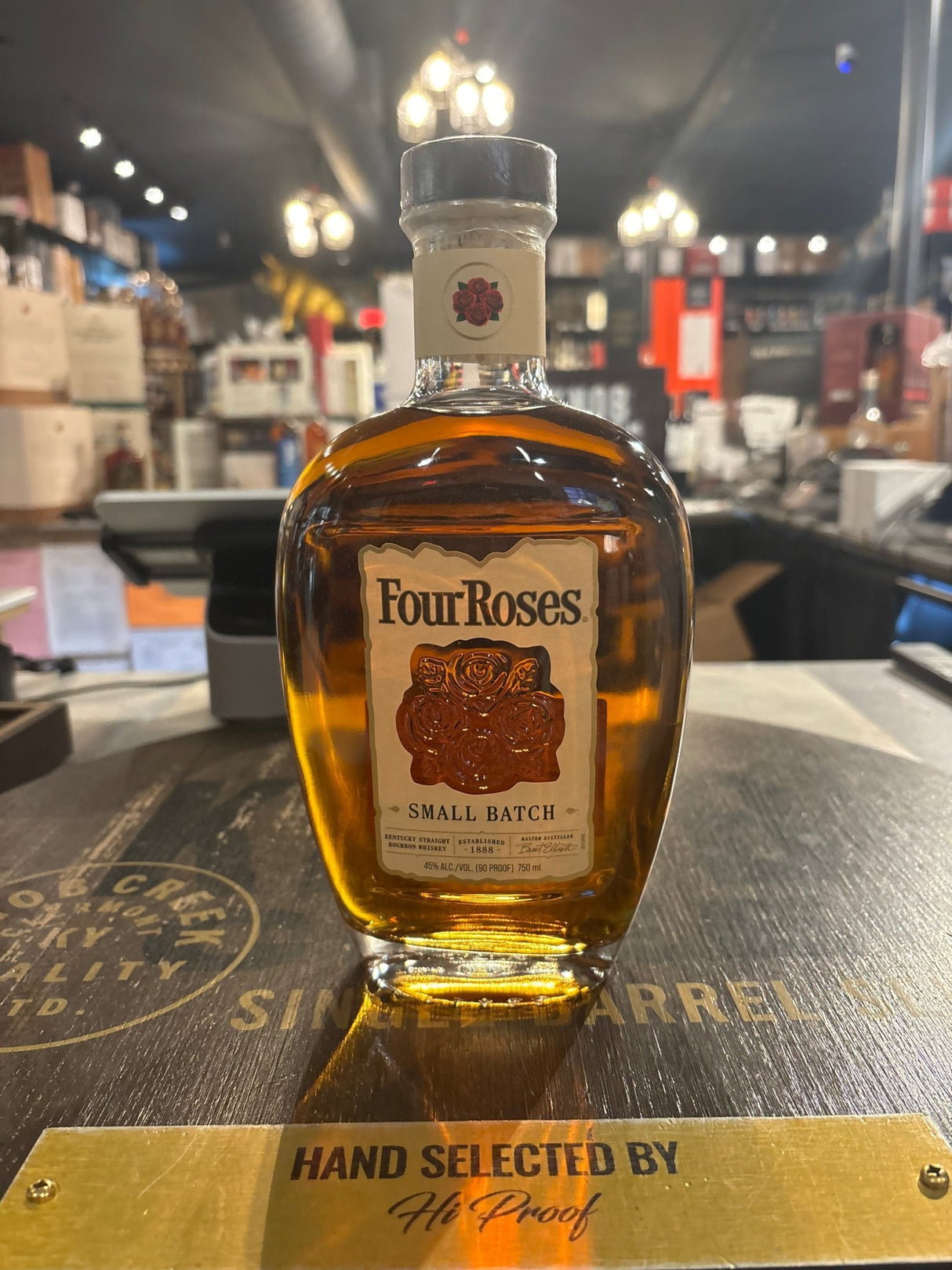 Four Roses Small Batch Kentucky Straight Bourbon Whisky 90Proof 750ml - Hi Proof - Four Roses