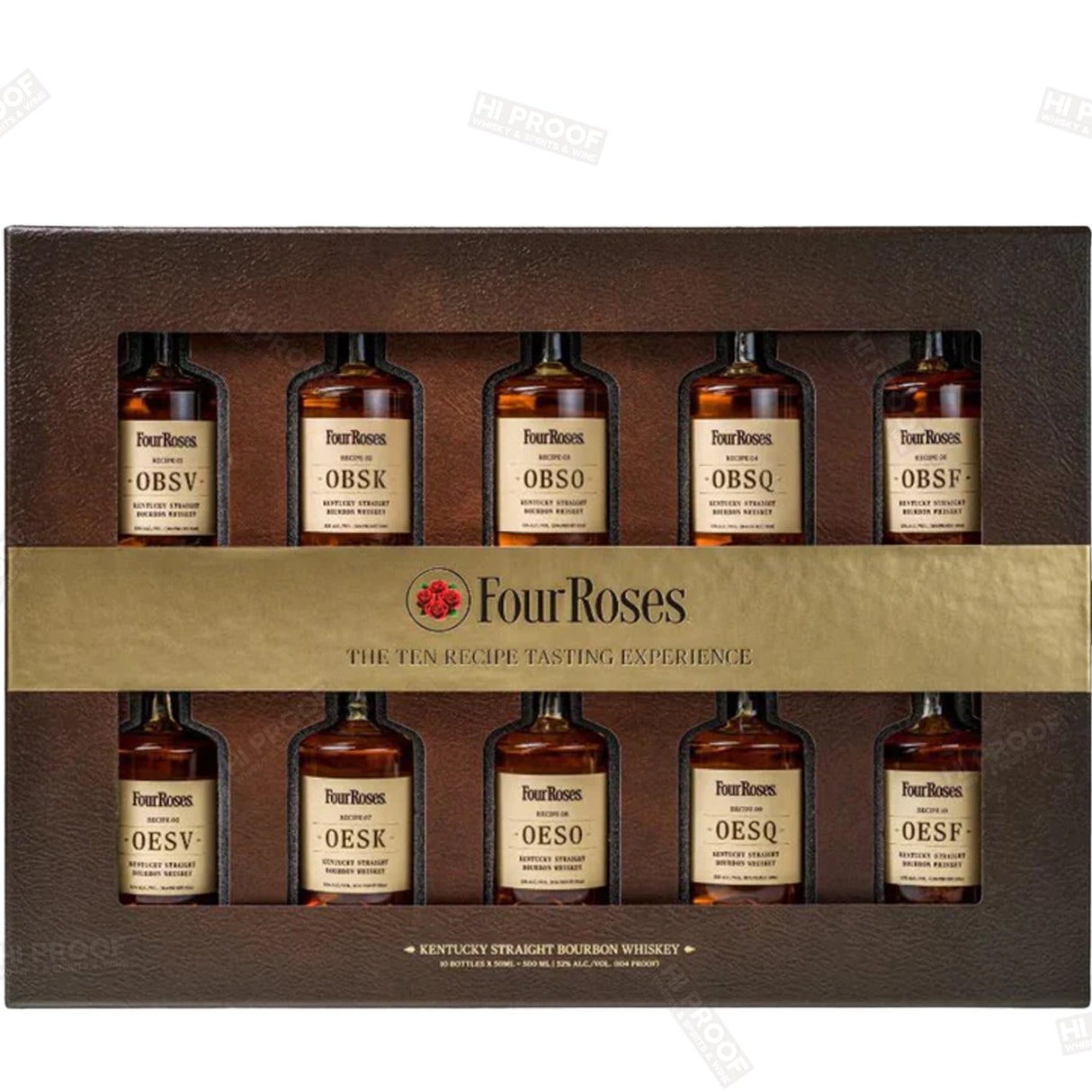 Four Roses Ten Recipe Tasting Experience 50ml 10Pk - Hi Proof - Four Roses