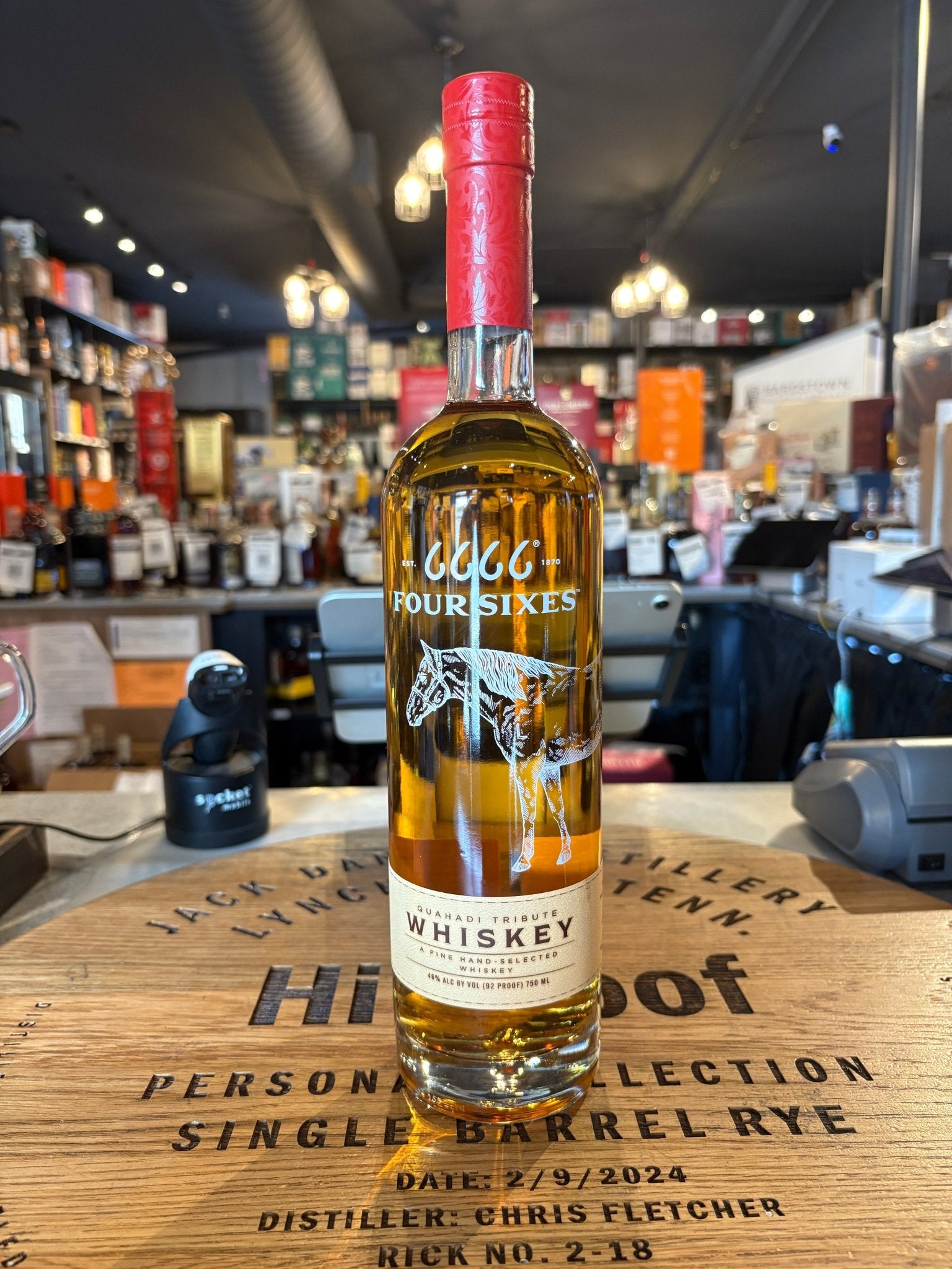 Four Sixes Whiskey 750mL - Texas Premium – Hi Proof