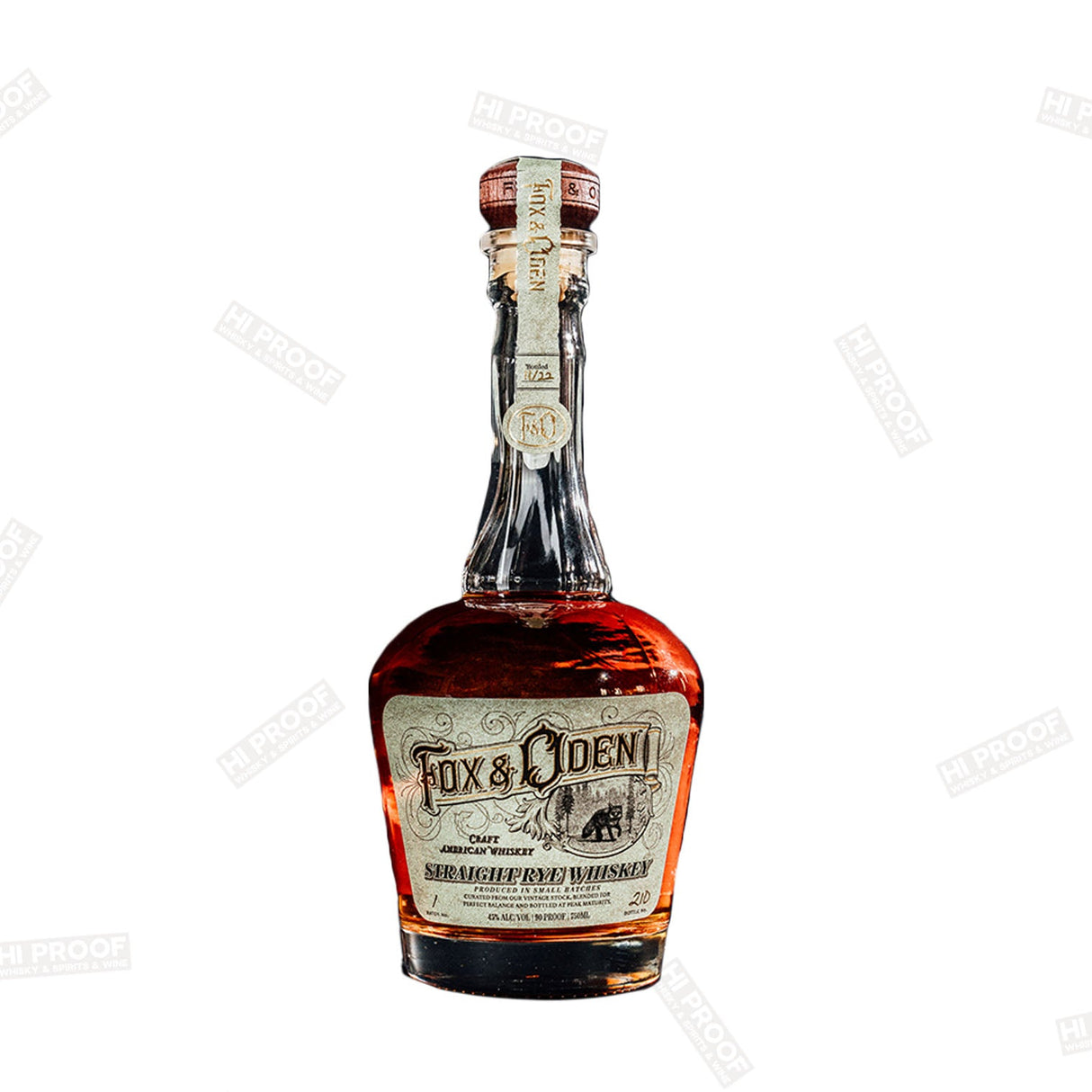 Fox & Oden Rye Whisky 750ML - Hi Proof - Fox & Oden