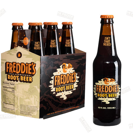 Freddie's Root Beer Non Alcoholic 6Pk/12oz (STORE PICKUP ONLY) - Hi Proof - Buffalo Trace