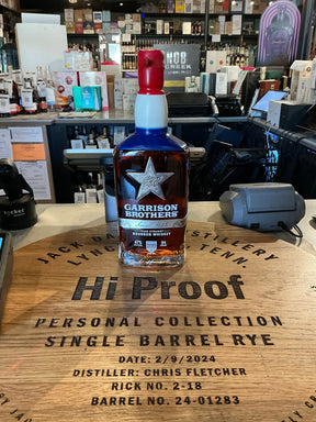 Garrison Brothers Red, White & Bourbon Limited Edition Small Batch Whiskey 94 Proof 750ml - Hi Proof - Garrison Brothers