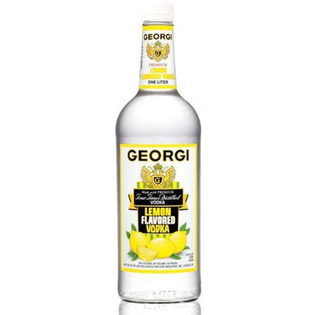 Georgi Lemon Vodka 1L - Hi Proof - Georgi
