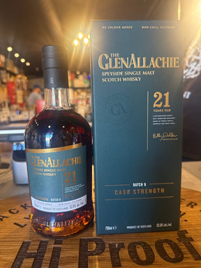 GlenAllachie 21 years Batch No.6 52.8% Alc 700mL - Hi Proof - Glenallachie
