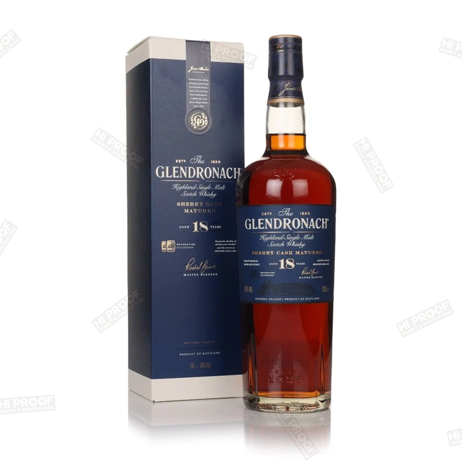 Glendronach 18 Year Sherry Cask Scotch Whisky – Hi Proof