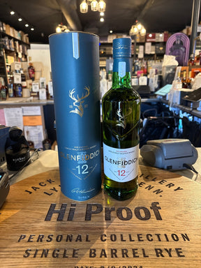 Glenfiddich 12 Year Old Single Malt Scotch Whisky 750ml - Hi Proof - Glenfiddich