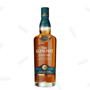 Glenlivet Rum & Bourbon Fusion Cask Single Malt Whisky 750 ML - Hi Proof - Glenlivet