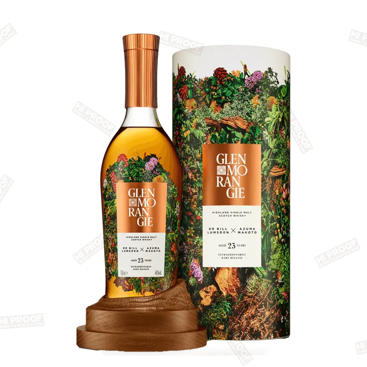 Glenmorangie Dr Bill Lumsden X Azuma Makoto 23 Years Old Highland Single Malt Scotch Whiskey Rare Release - Hi Proof - Glenmorangie