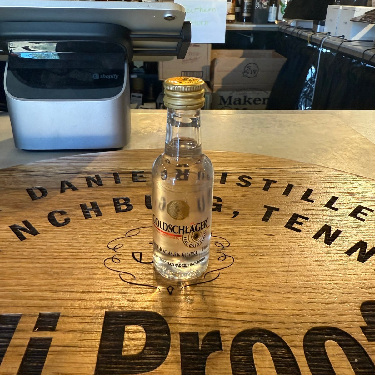 Snapps Mini Goldschlager Cinnamon Schnapps 50ml Mini - Real Gold – Hi Proof