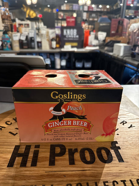 Goslings Ginger Beer Peach 355ml 6pk - Hi Proof - Goslings