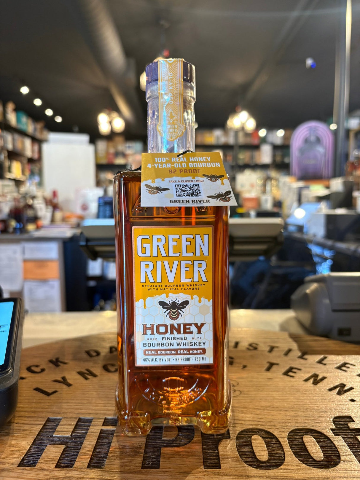 Green River Honey Finished Bourbon Whiskey 92 Proof 750ml - Hi Proof - Green River