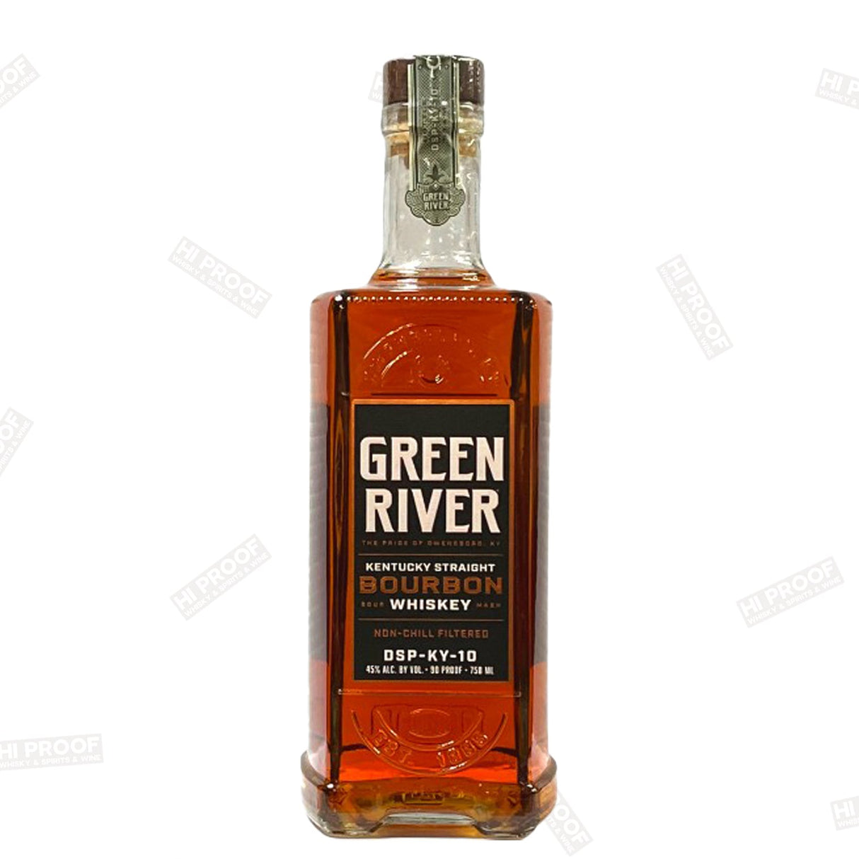 Green River kentucky Straight Bourbon Whiskey (750ml) - Hi Proof - Green River