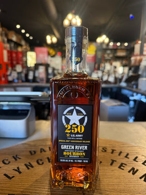 Green River US ARMY 250th Anniversary 111.1 Proof Special Release Bourbon 750mL - Hi Proof - Green River