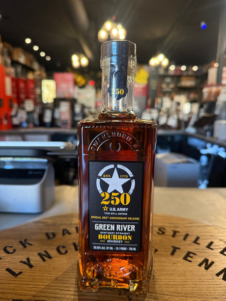 Green River US ARMY 250th Anniversary 111.1 Proof Special Release Bourbon 750mL - Hi Proof - Green River