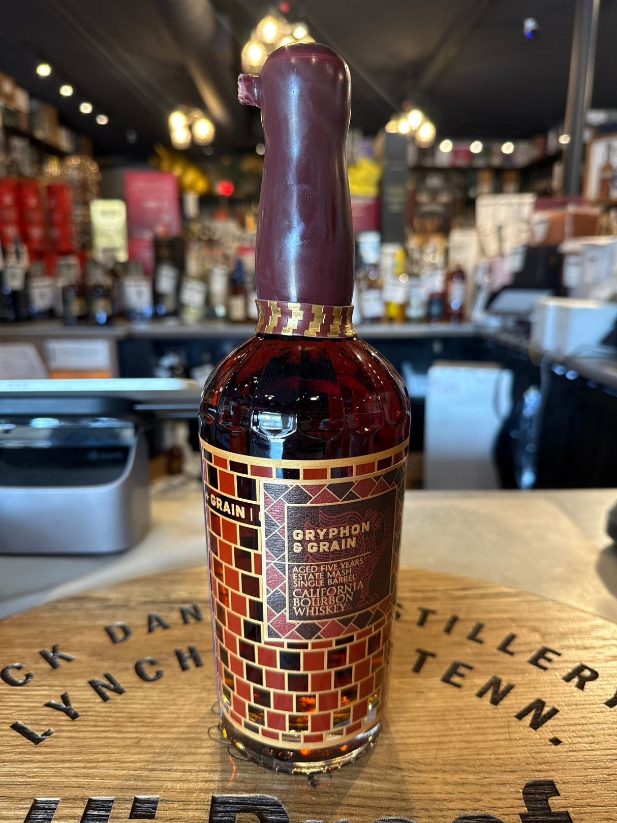 GRYPHON &GRAIN BOURBON 750mL - Hi Proof - GRYPHON&GRAIN