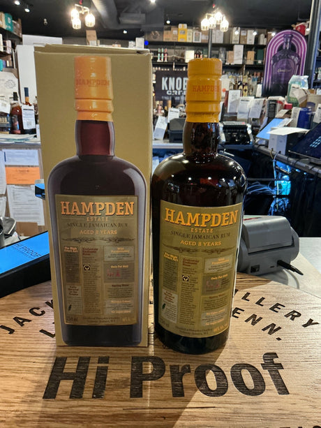 Hampden Estate 8 Year Old Pure Single Jamaican Rum 750ml - Hi Proof - Hampden