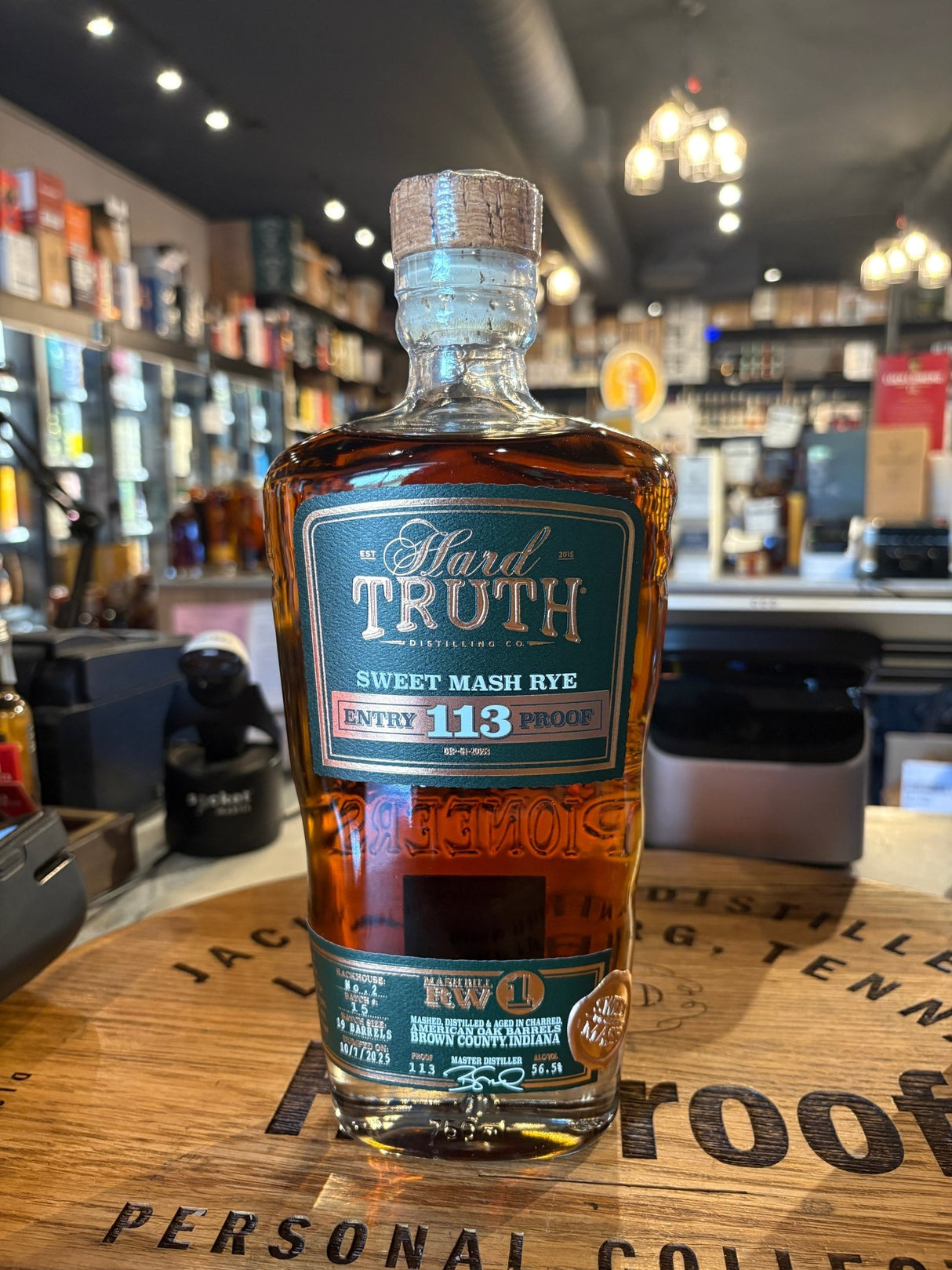 Hard Truth Sweet Mash Rye Whisky 750mL - Hi Proof - Hard Truth