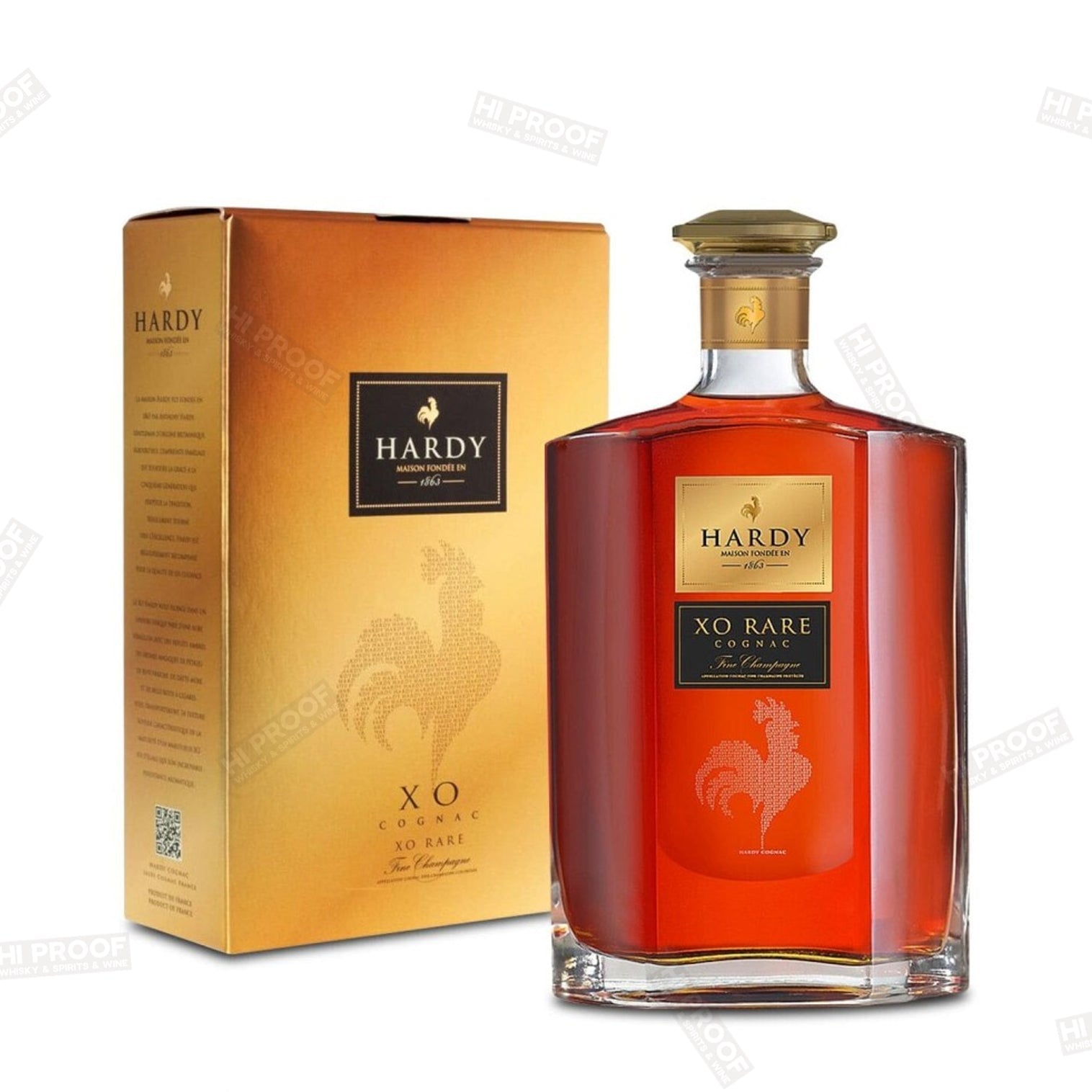 Hardy XO Rare Fine Champagne Cognac 750ml – Hi Proof