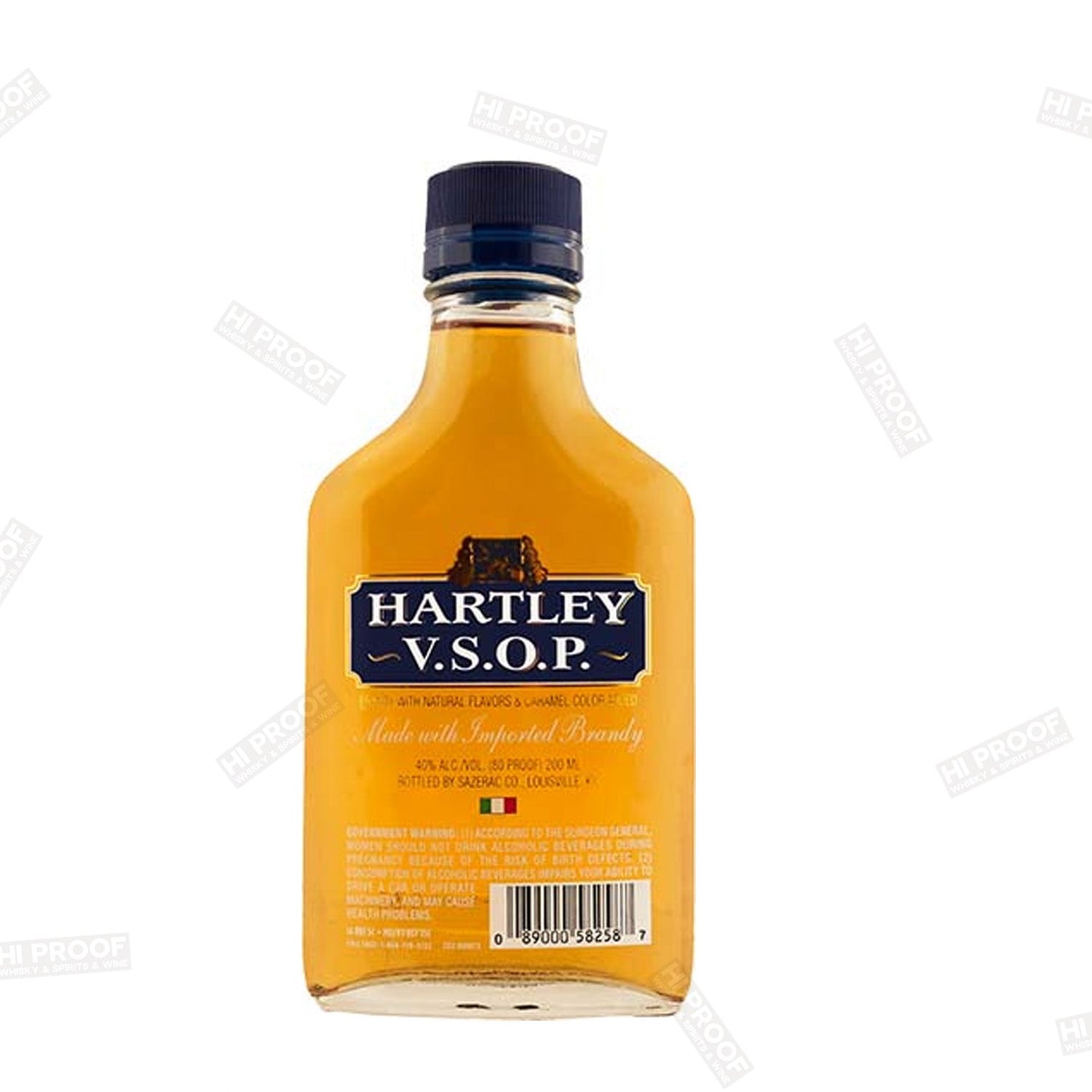 Hartley VSOP 200ml - Italian Premium Brandy Hi Proof Hartley VSOP 200ml - Italian Premium Brandy Hi Proof