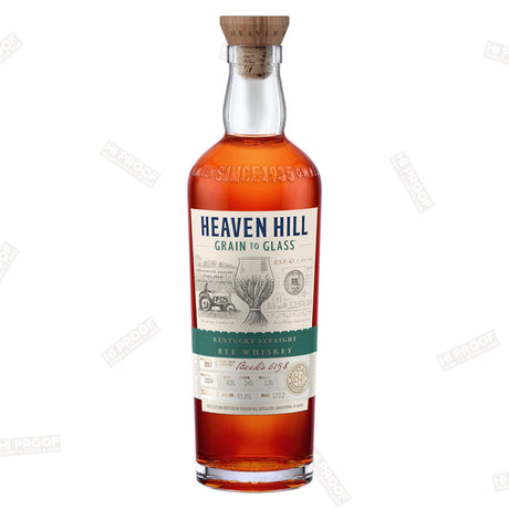 HEAVEN HILL GRAIN TO GLASS KENTUCKY STRAIGHT RYE WHISKEY 700ml - Hi Proof - Heaven Hill