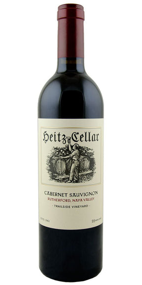 Heitz Cellar Cabernet Sauvignon Trailside Vineyard 2017 - Premium Napa Valley Red Wine 750ml - Hi Proof - Heitz