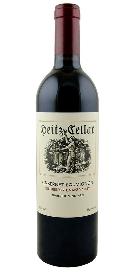 Heitz Cellar Cabernet Sauvignon Trailside Vineyard 2017 - Premium Napa Valley Red Wine 750ml - Hi Proof - Heitz