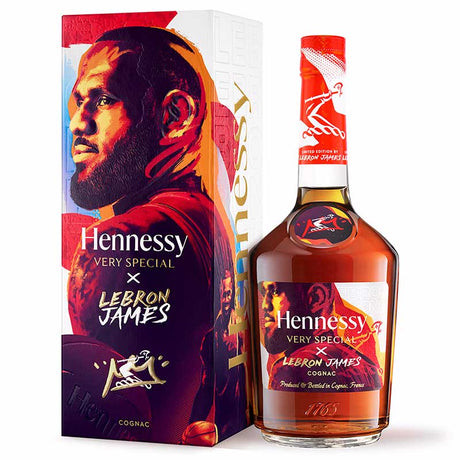 Hennessy Cognac Very Special X Lebron James 80 W/ Gift Box - Hi Proof - Hennessy