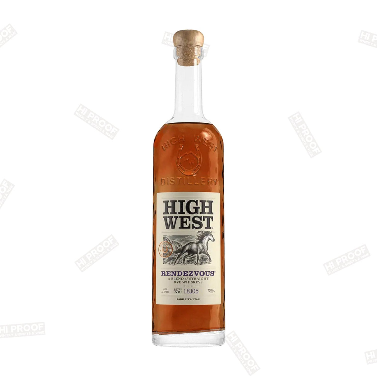 High West Rye Whiskey Rendezvous 750 ML - Hi Proof - High West