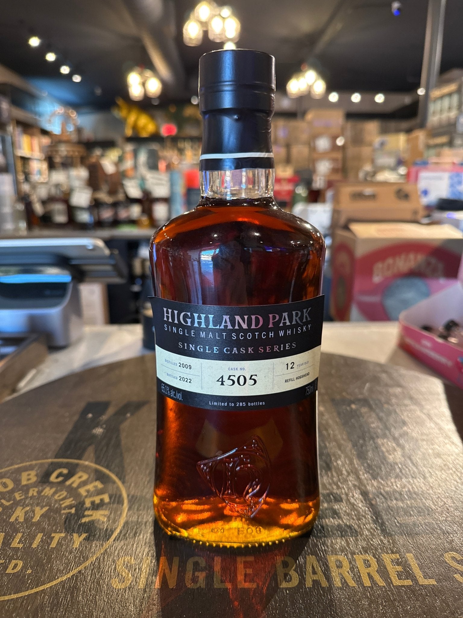 Highland Park 12 Year Single Cask Scotch #4505 – Hi Proof